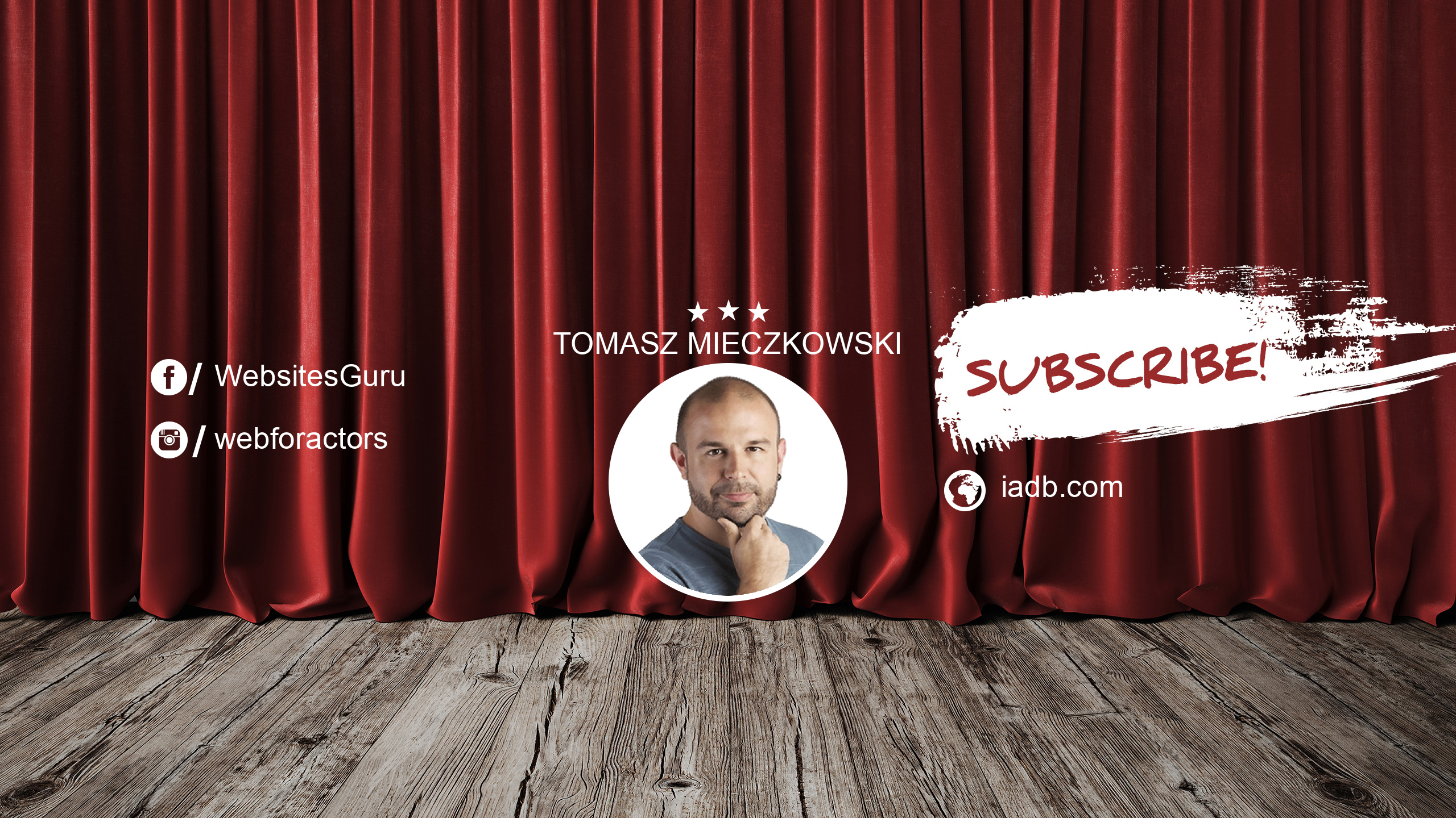 A YouTube channel banner for TOMASZ MIECZKOWSKI
